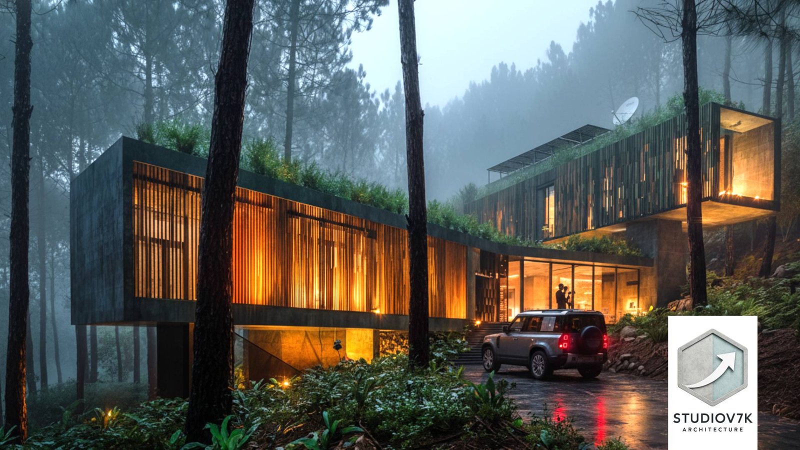 IMAGEN StudioV7k Arquitectura architecture Residencia Bio Adaptativa V12 en Valle de Bravo Mexico 07